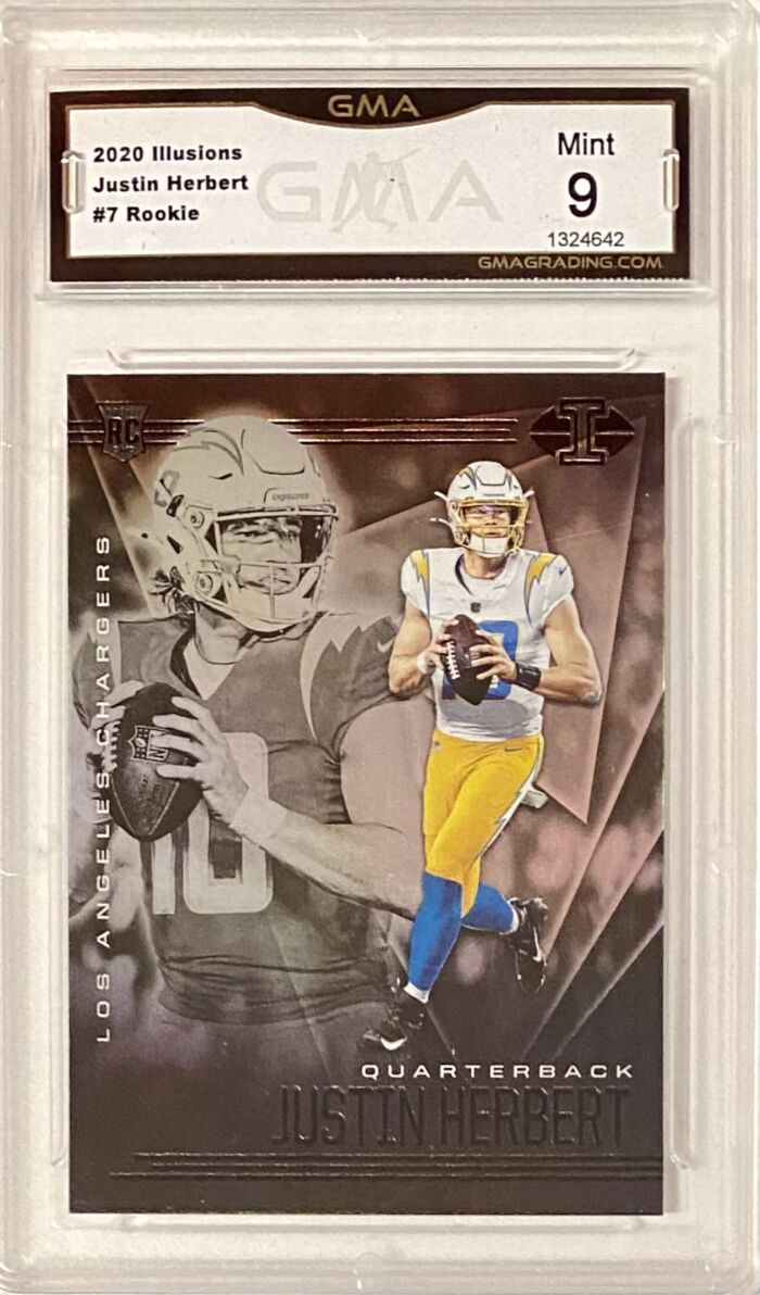 Justin Herbert 2020 Panini Illusions Football Los Angeles Chargers