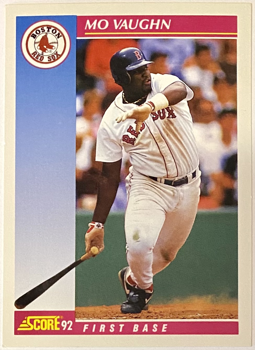 Mo Vaughn 1992 Score Boston Red Sox Baseball Card KBK Sports