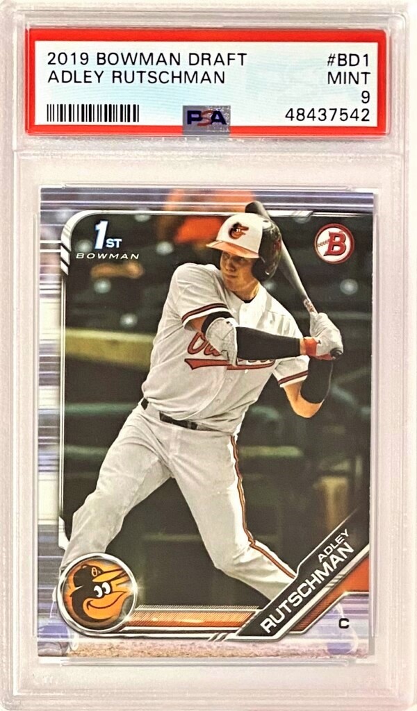 Adley Rutschman 2019 Bowman Draft Baltimore Orioles Baseball Graded