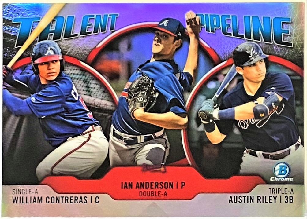 Austin Riley William Contreras Ian Anderson 2019 Bowman Chrome