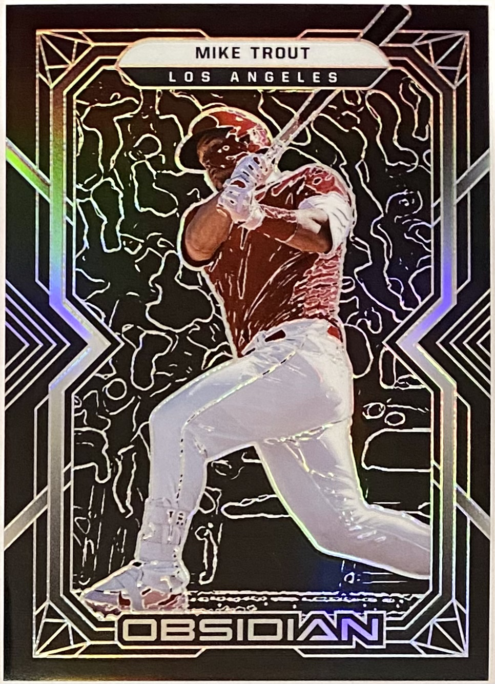 Mike Trout Panini Chronicles Obsidian Baseball Los Angeles Angels