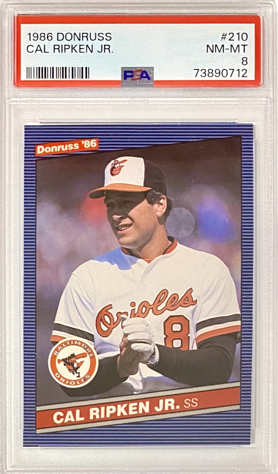 Cal Ripken Jr 1986 Donruss Baltimore Orioles Baseball Graded Card