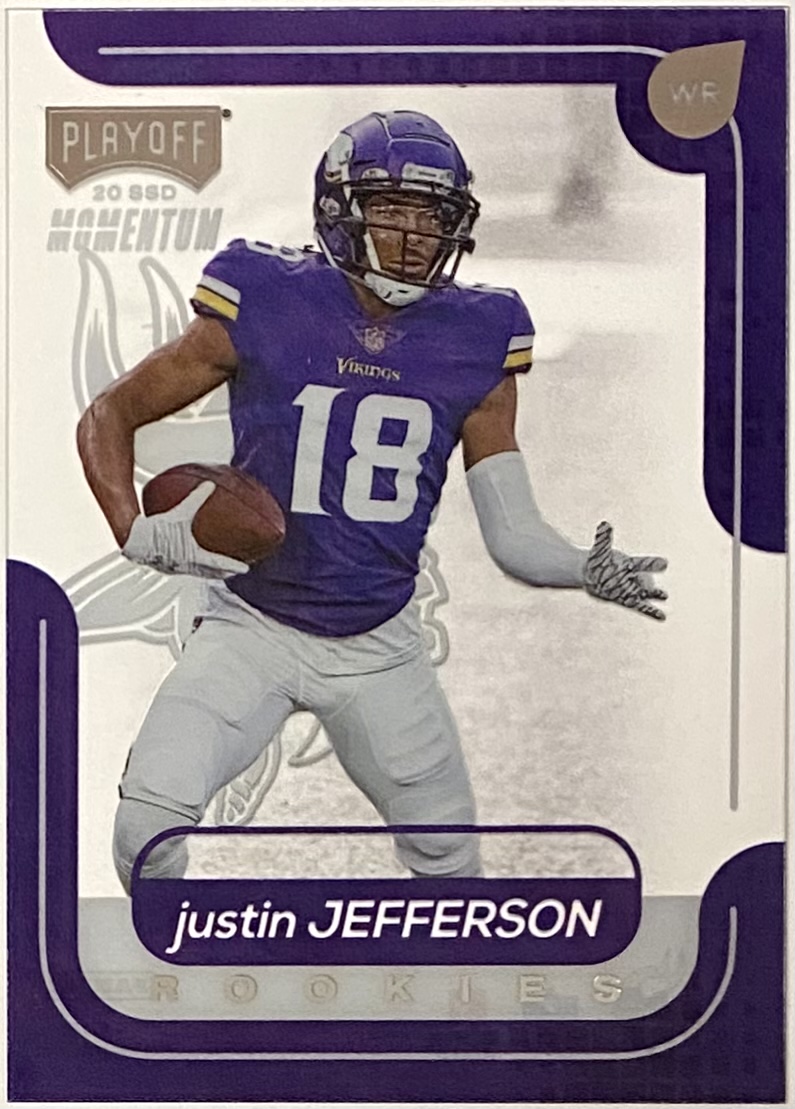 Justin Jefferson Panini Chronicles Playoff Football Minnesota