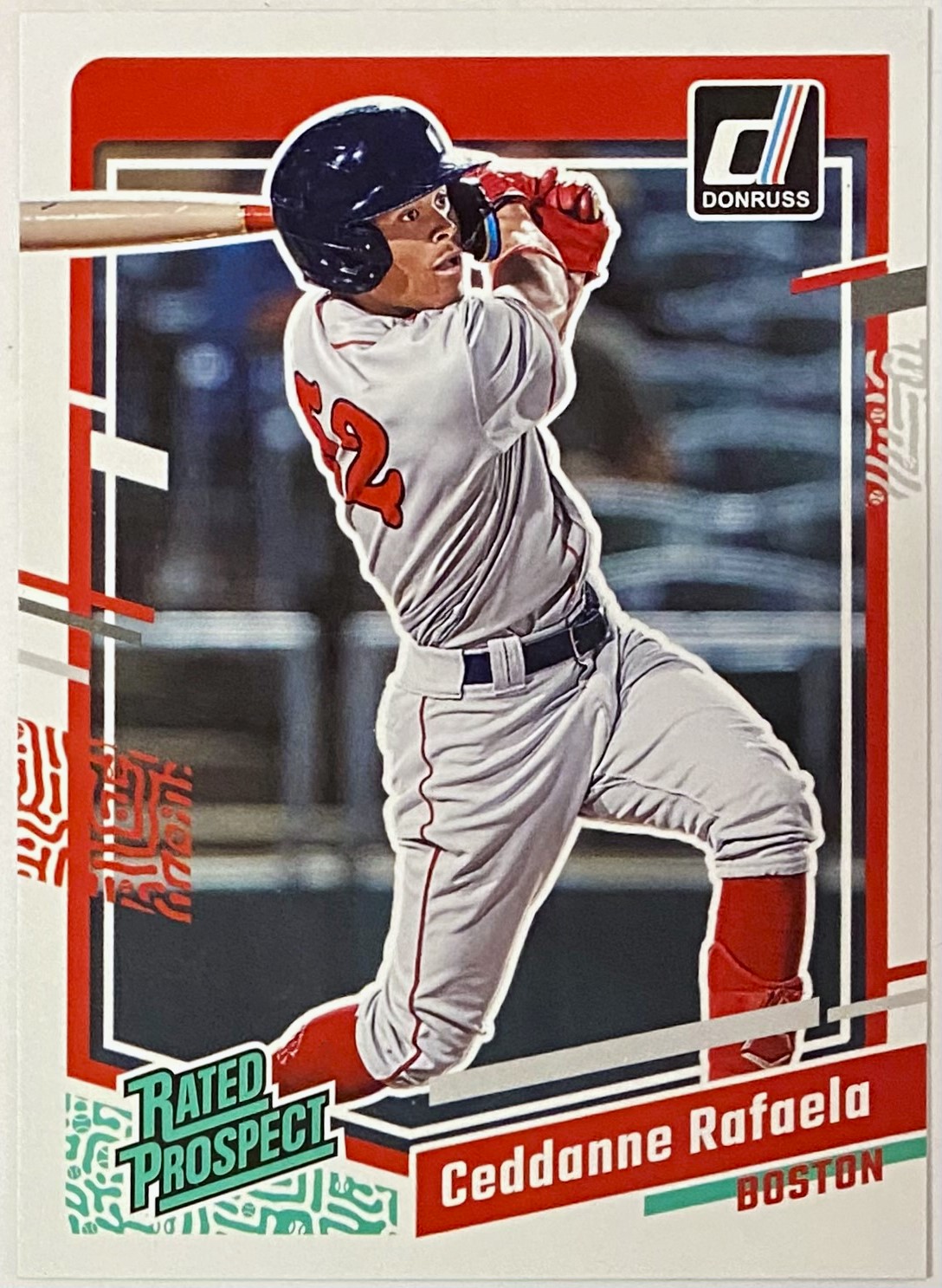 Ceddanne Rafaela Panini Donruss Baseball Boston Red Sox Baseball