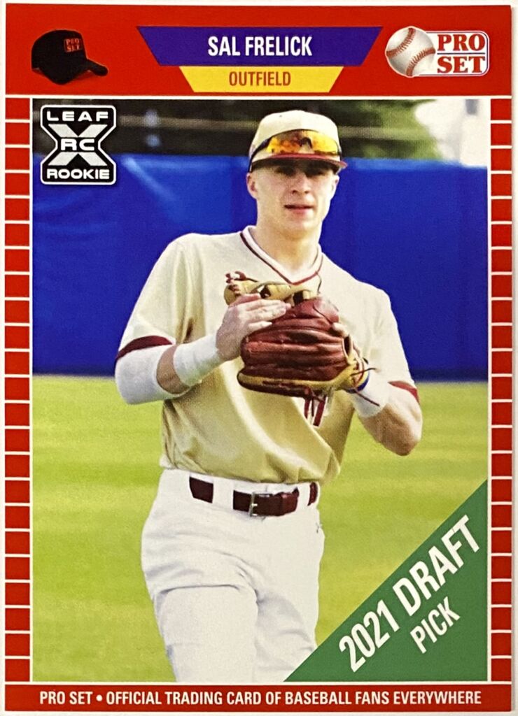 Sal Frelick Leaf Pro Set Boston College Eagles Baseball Prospect