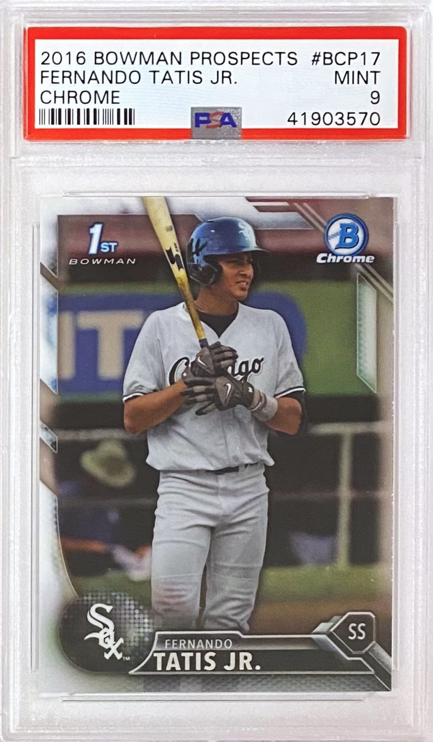 Fernando Tatis Jr 2016 Bowman Chrome Chicago White Sox Baseball Graded