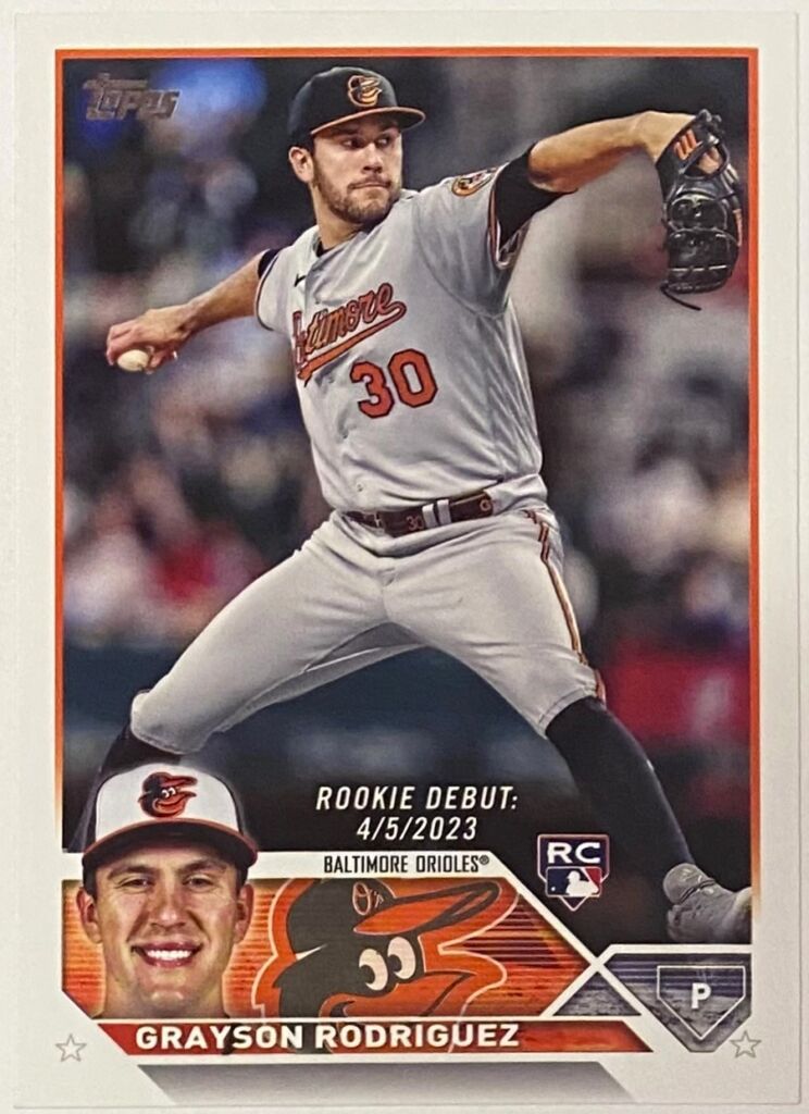 Grayson Rodriguez Topps Update Series Baltimore Orioles Baseball