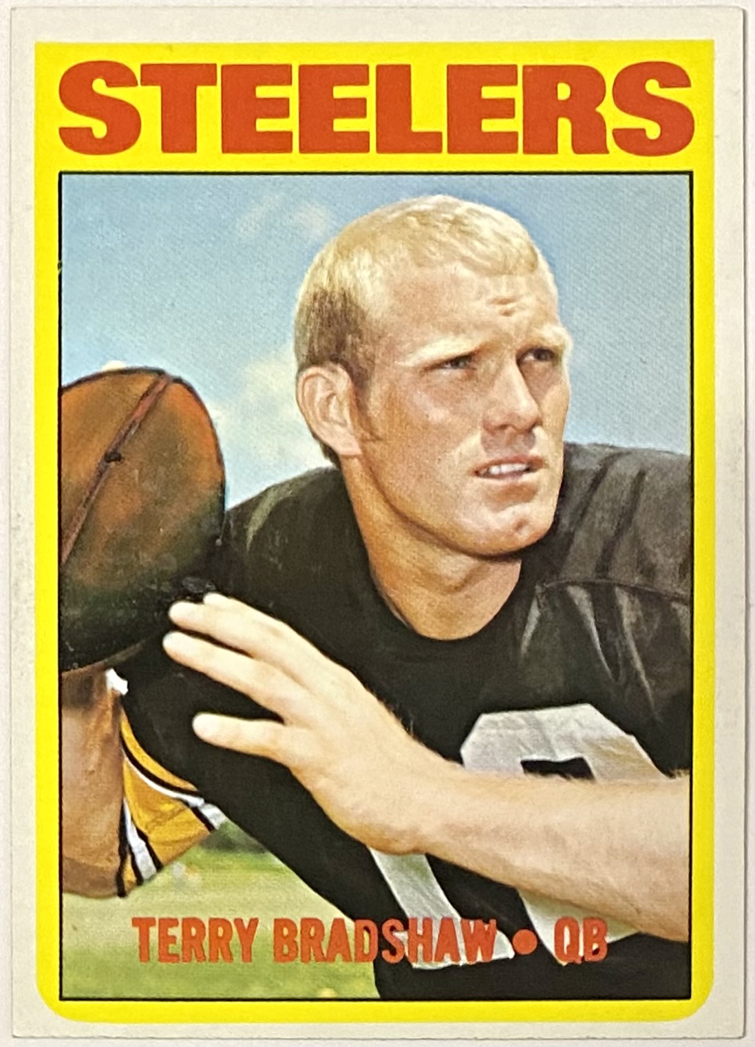 Terry Bradshaw Topps Pittsburgh Steelers Football Card Kbk Sports