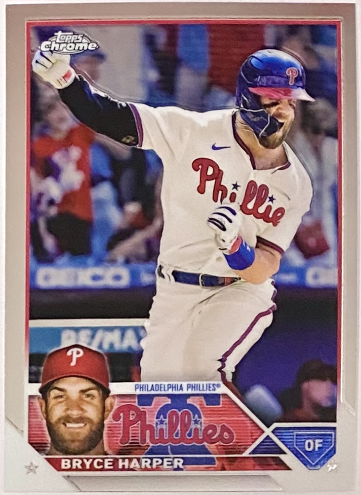 Bryce Harper Topps Chrome Philadelphia Phillies Baseball Card