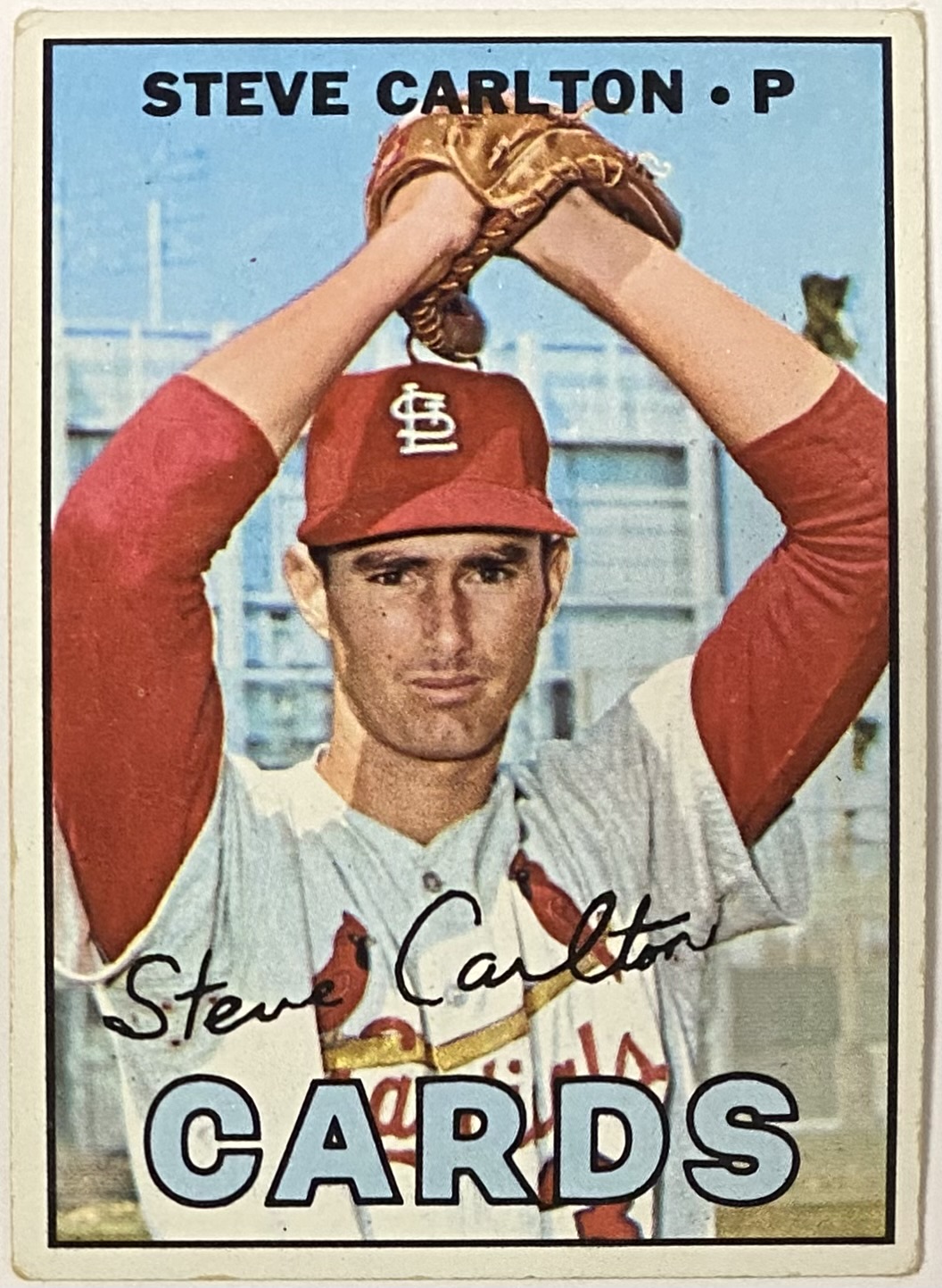 Steve Carlton 1967 Topps St Louis Cardinals Baseball Card KBK Sports