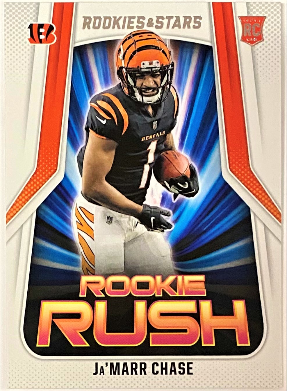 JaMarr Chase 2021 Panini Rookies Stars Football Cincinnati Bengals