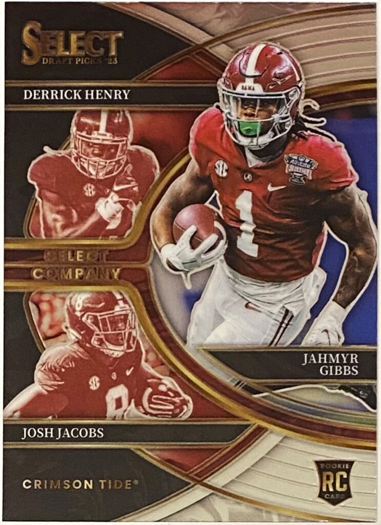 Jahmyr Gibbs Derrick Henry Josh Jacobs 2023 Panini Select Draft