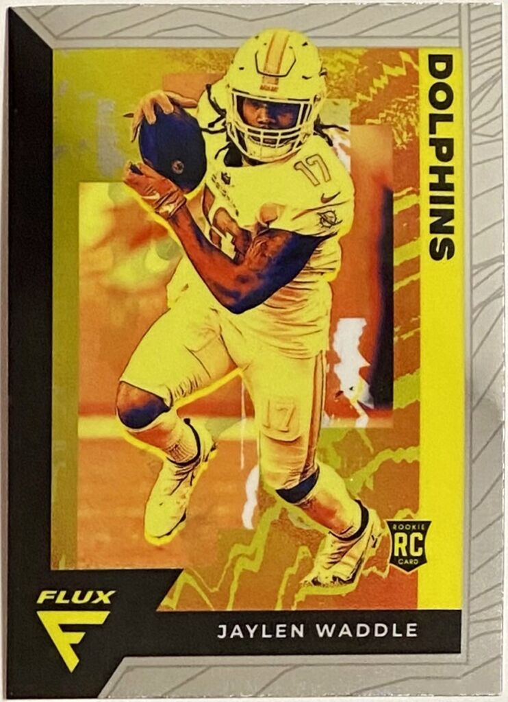 Jaylen Waddle Panini Chronicles Flux Football Miami Dolphins