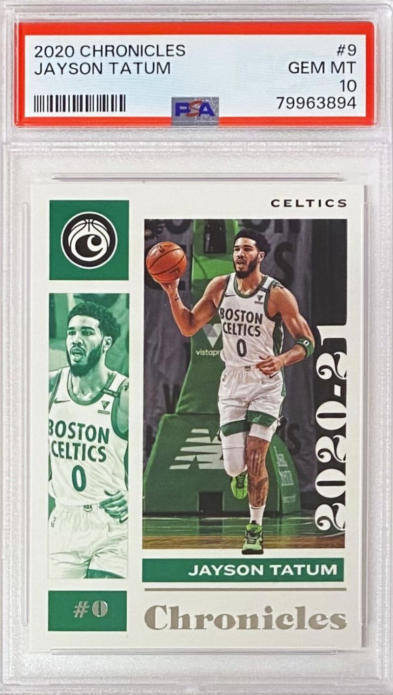 Jayson Tatum 2020 21 Panini Chronicles Basketball Boston Celtics Graded