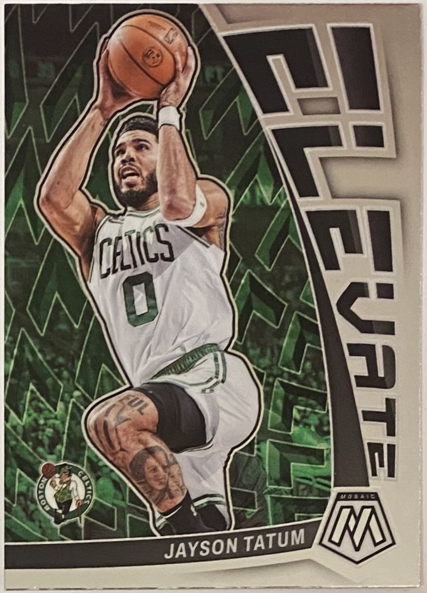 Jayson Tatum Panini Mosaic Basketball Boston Celtics Elevate