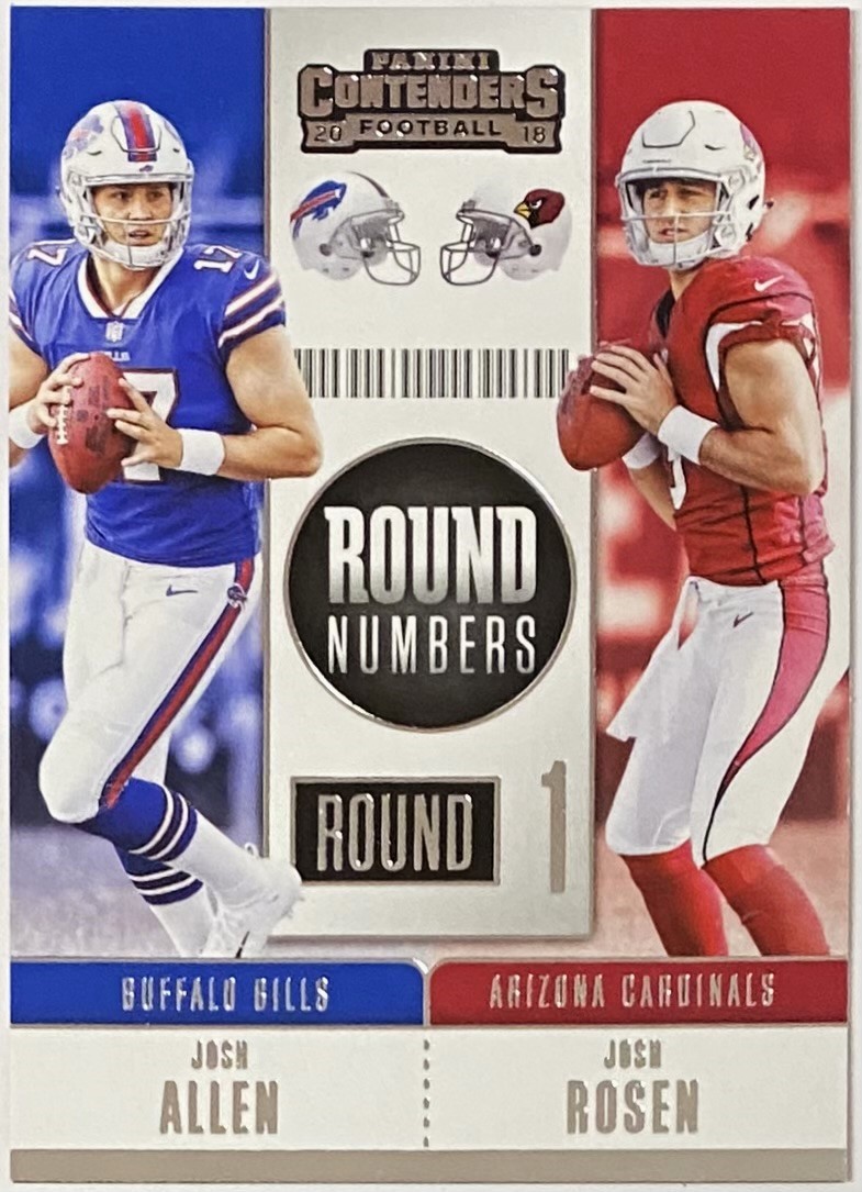 Josh Allen Panini Contenders Football Buffalo Bills Round