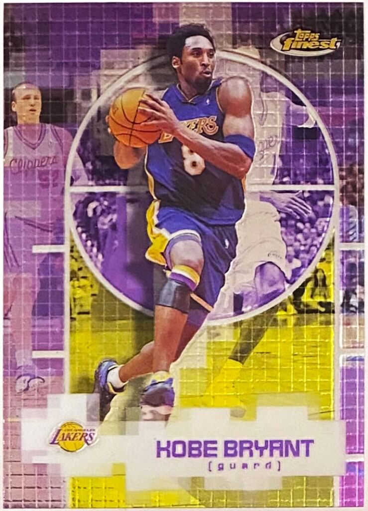 Kobe Bryant 2000 01 Topps Finest Los Angeles Lakers Basketball Card