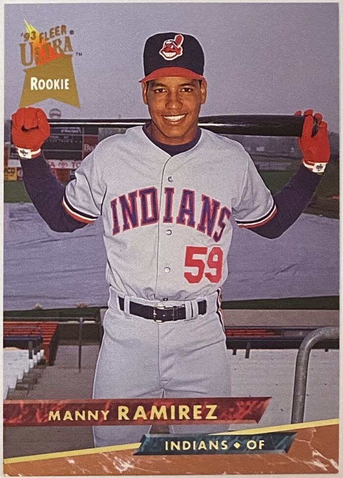 Manny Ramirez 1993 Fleer Ultra Cleveland Indians Baseball Rookie Card