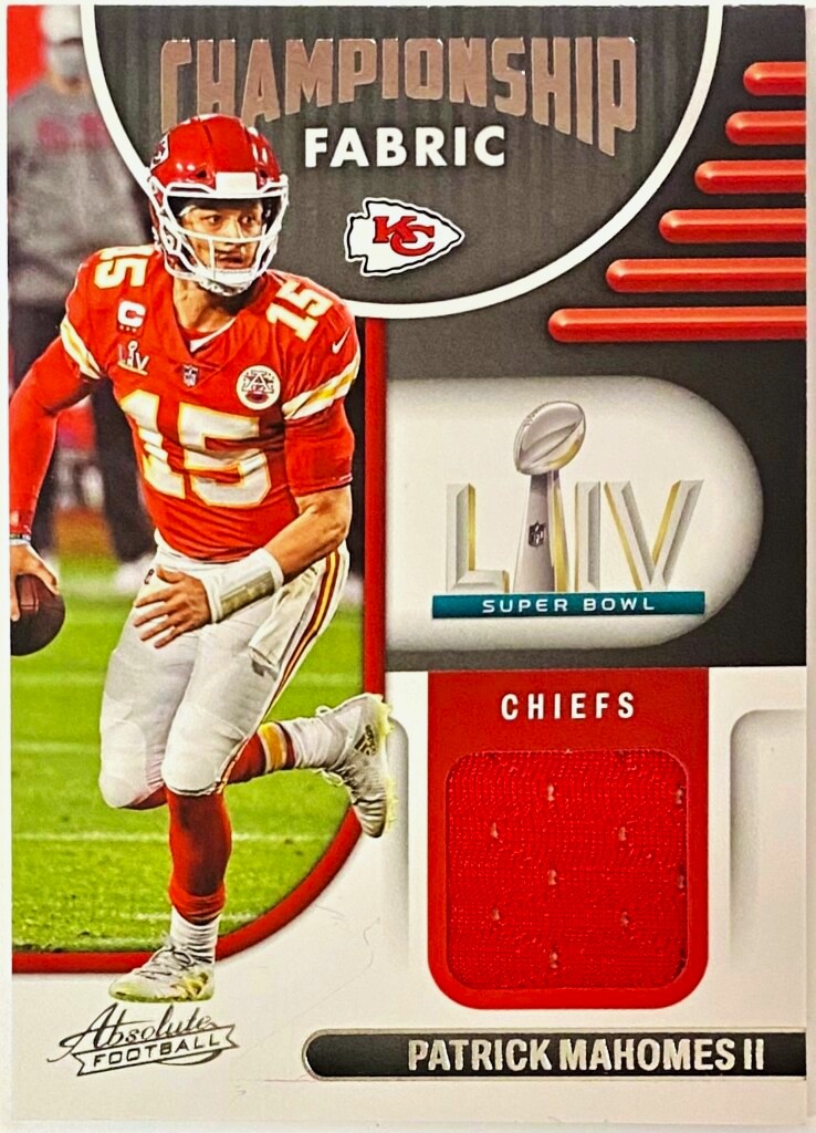 Patrick Mahomes Panini Absolute Football Kansas City Chiefs