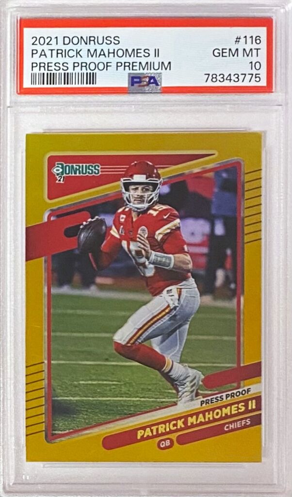 Patrick Mahomes Ii Panini Donruss Football Kansas City Chiefs