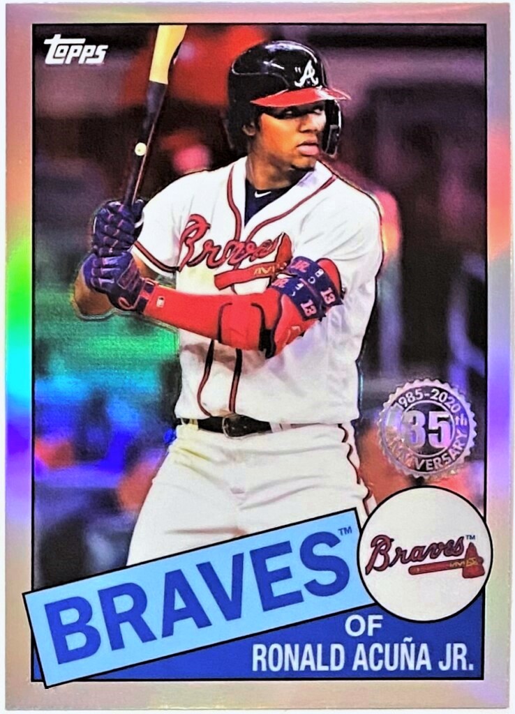 Ronald Acu A Jr Topps Chrome Atlanta Braves Baseball Retro