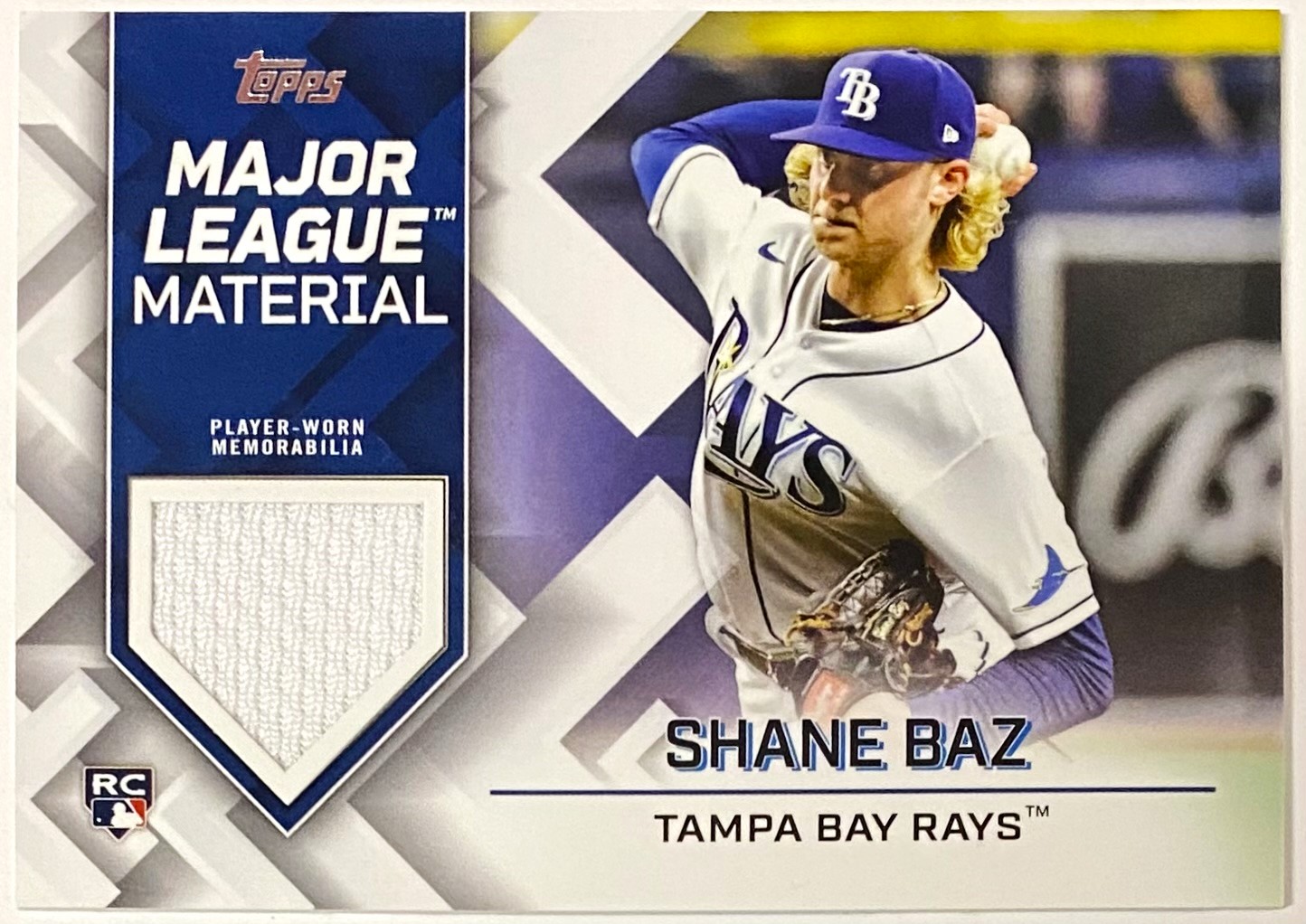 Shane Baz 2021 Bowman Chrome Tampa Bay Rays Baseball Prospects Rookie