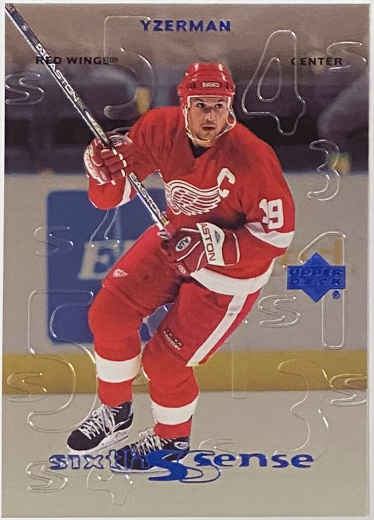 Steve Yzerman Upper Deck Detroit Red Wings Hockey Sixth Sense