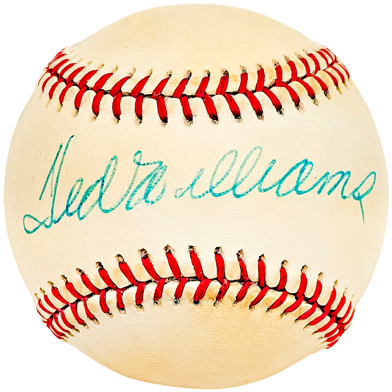 Ted Williams Autographed Official American League Baseball Kbk Sports