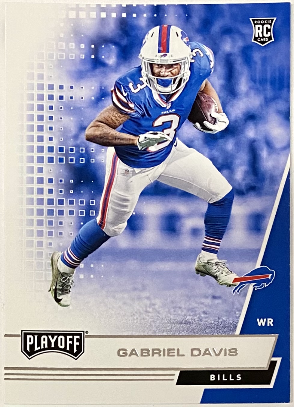 Gabriel Davis Panini Playoff Football Buffalo Bills Rookie Card