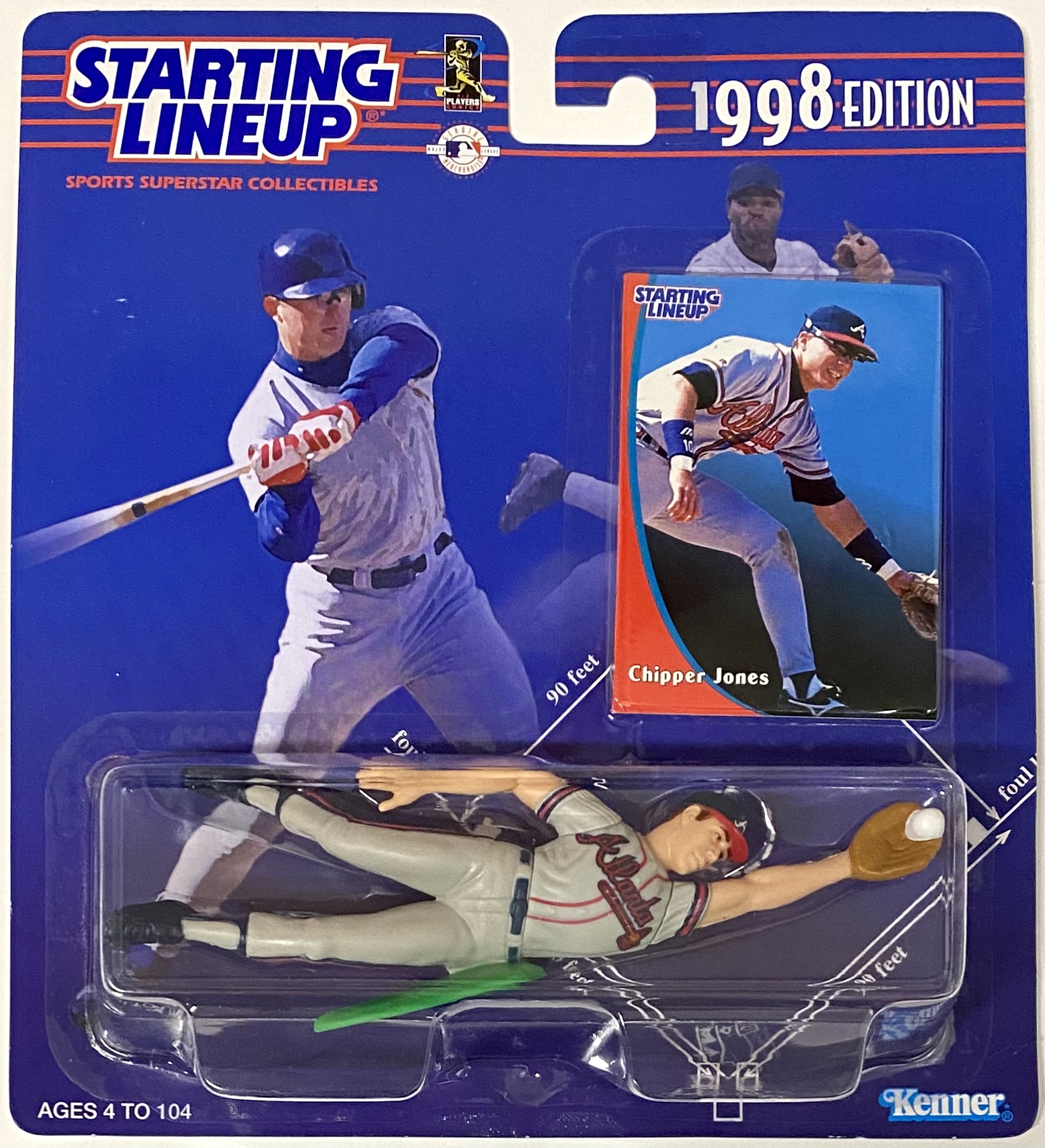 Chipper Jones 1998 Starting Lineup Atlanta Braves Sports Superstar ...