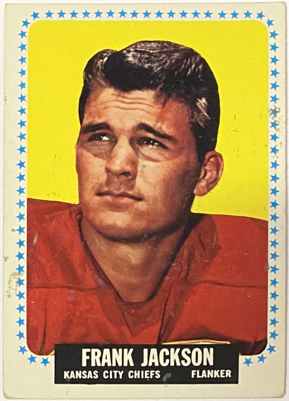 Frank Jackson 1964 Topps Kansas City Chiefs Football Rookie Card – KBK ...