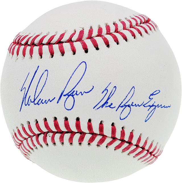 Nolan Ryan Autographed The Ryan Express Official Major League Baseball Kbk Sports