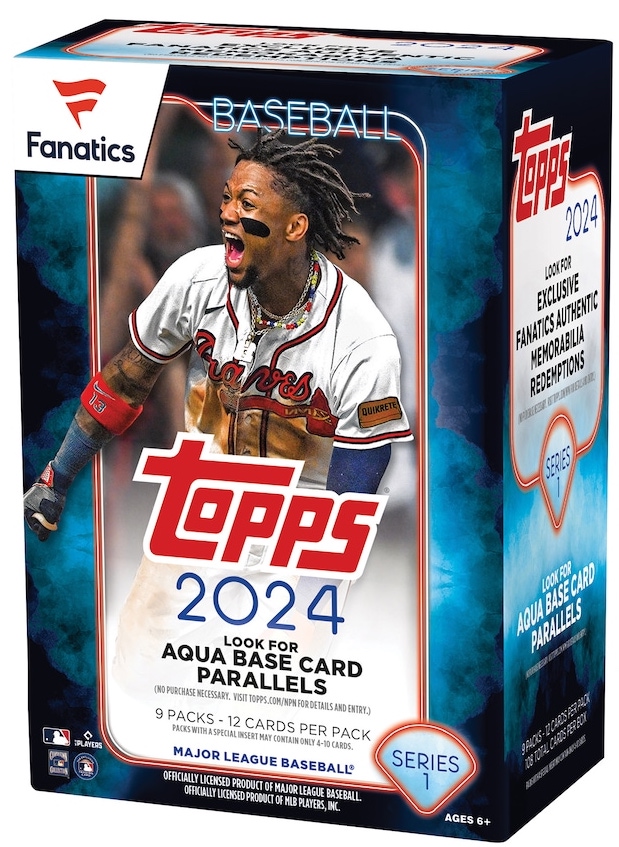 Topps Series 1 2024 Sealed Baseball Card Fanatics Exclusive Value Box
