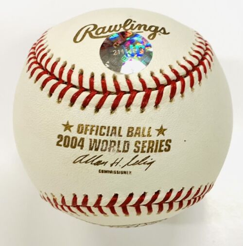 Doug Mirabelli Signed 2004 World Series Official Major League Baseball