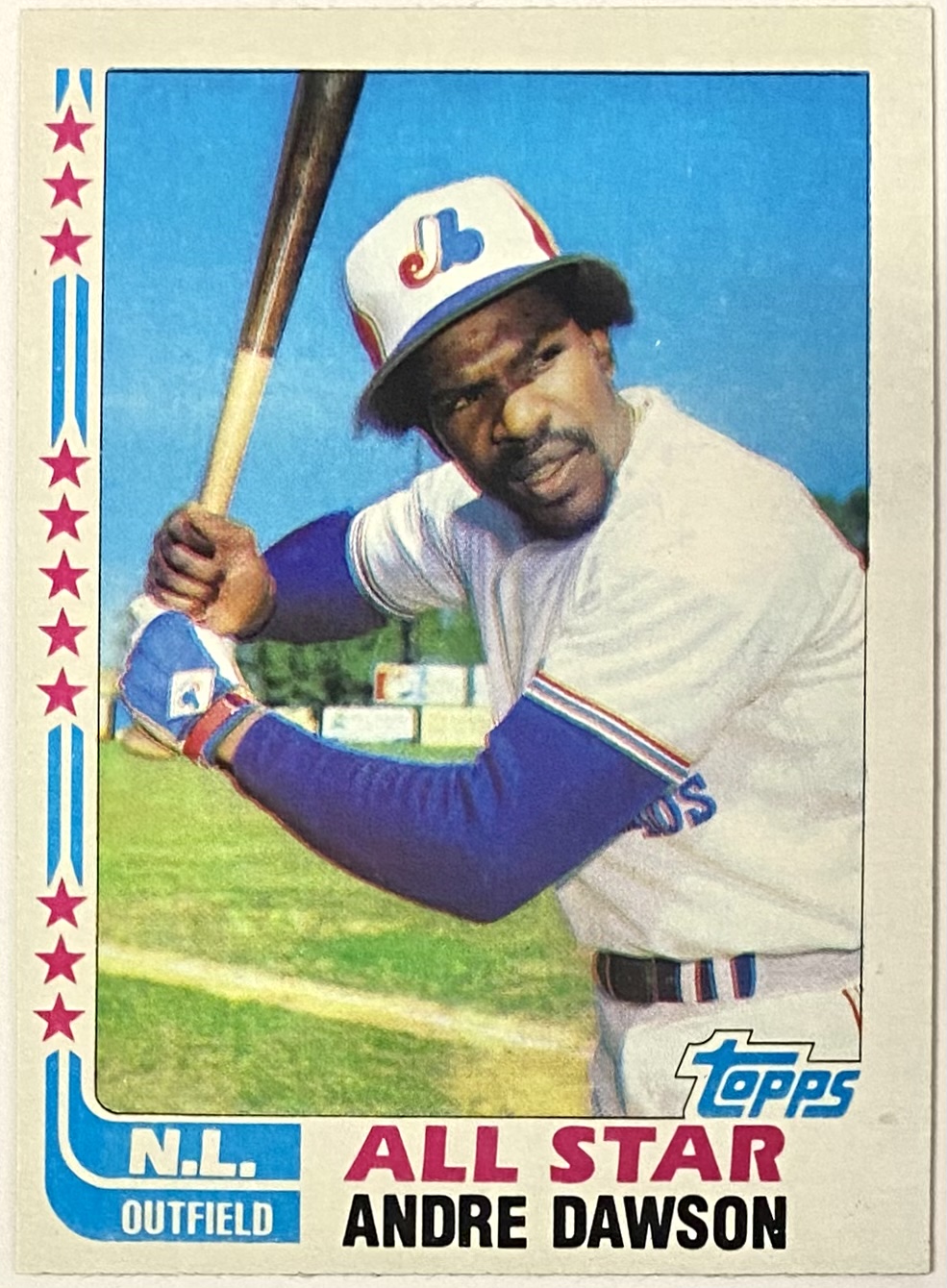 Andre Dawson 1982 Topps Montreal Expos Baseball Card (HOF) – KBK Sports