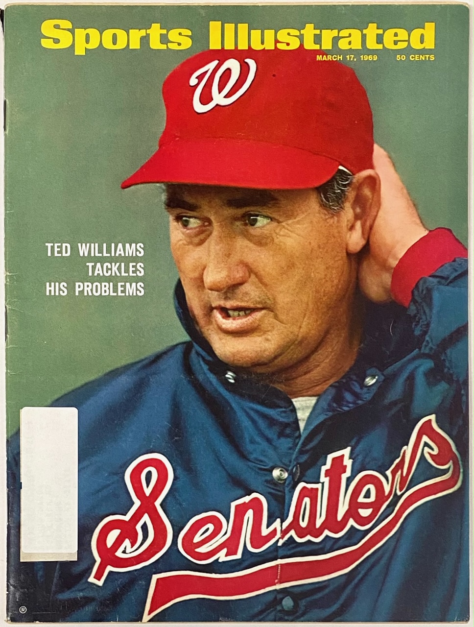 Ted Williams Sports Illustrated Washington Senators “Ted Williams ...