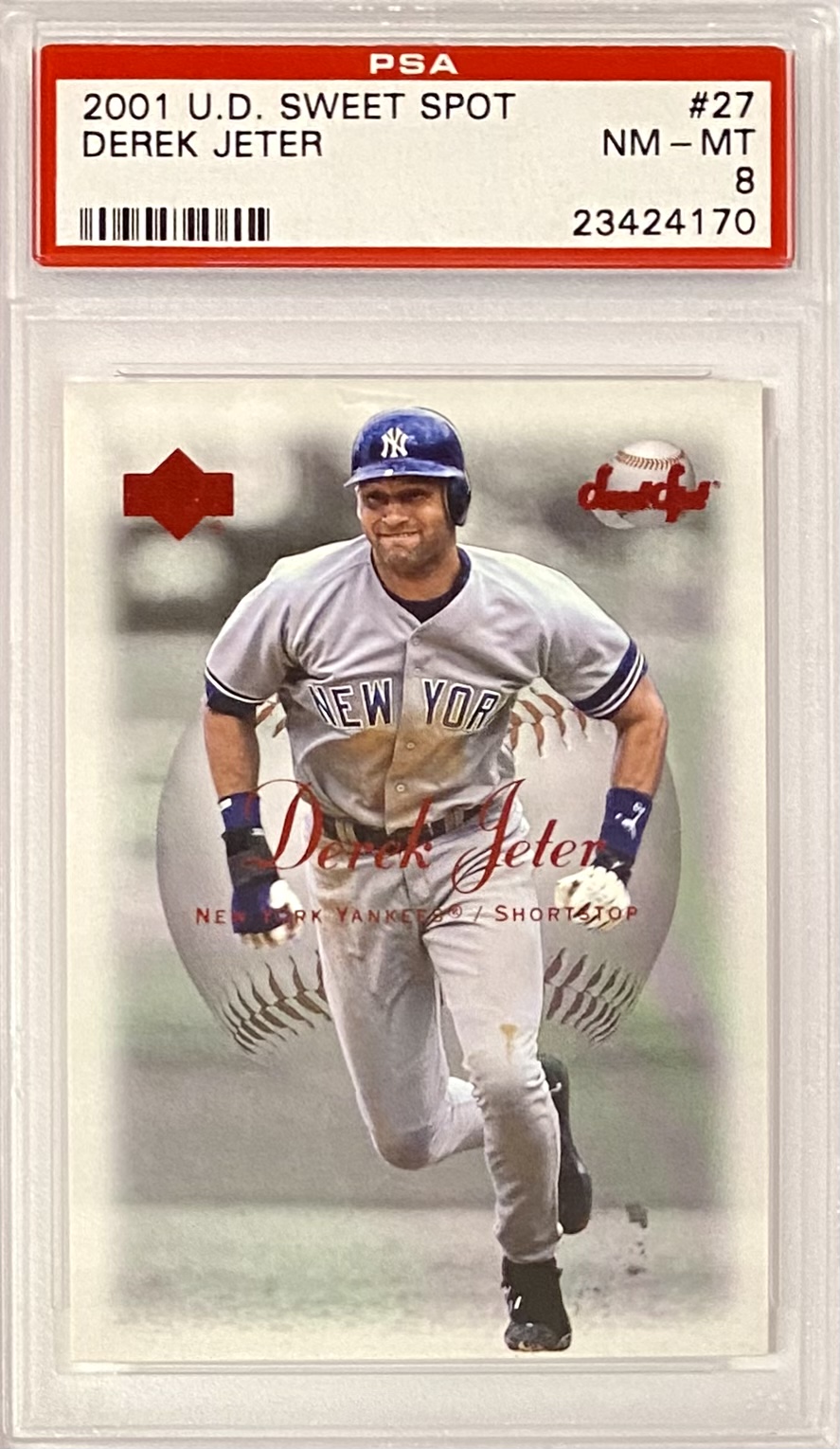 Derek Jeter graded cards 2 sale of them New York yankee shortstop