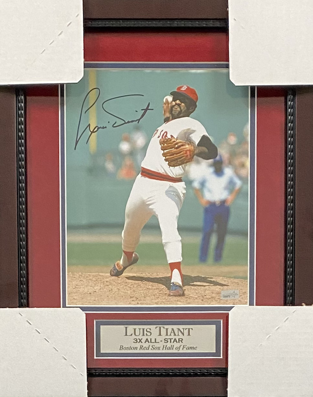 Luis Tiant Autographed "Boston Red Sox 3x All-Star" 11x14 - KBK Sports