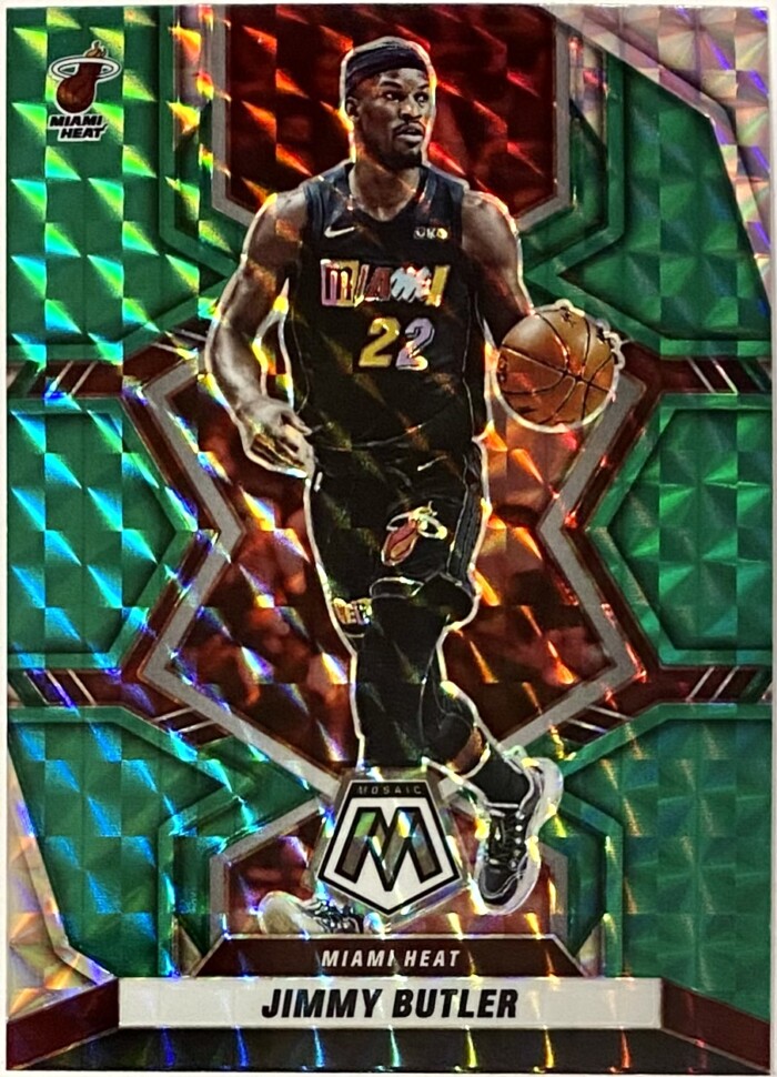 2021/22 Prizm Basketball shops #236 Jimmy Butler Green Shimmer, 01/05, SSP