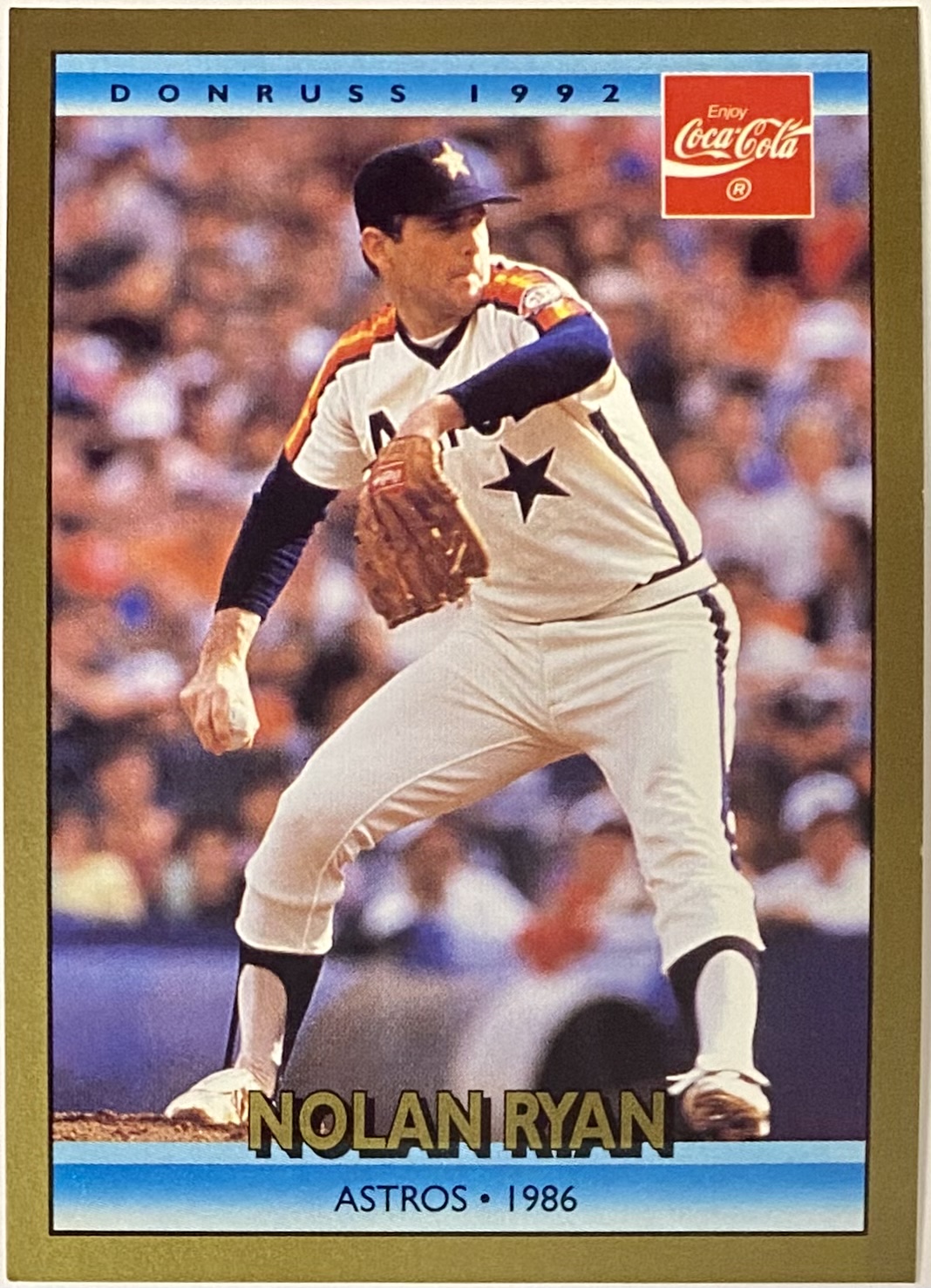 Nolan Ryan 1992 Donruss Houston Astros Baseball Coca-Cola Career Series  Card (HOF) – KBK Sports