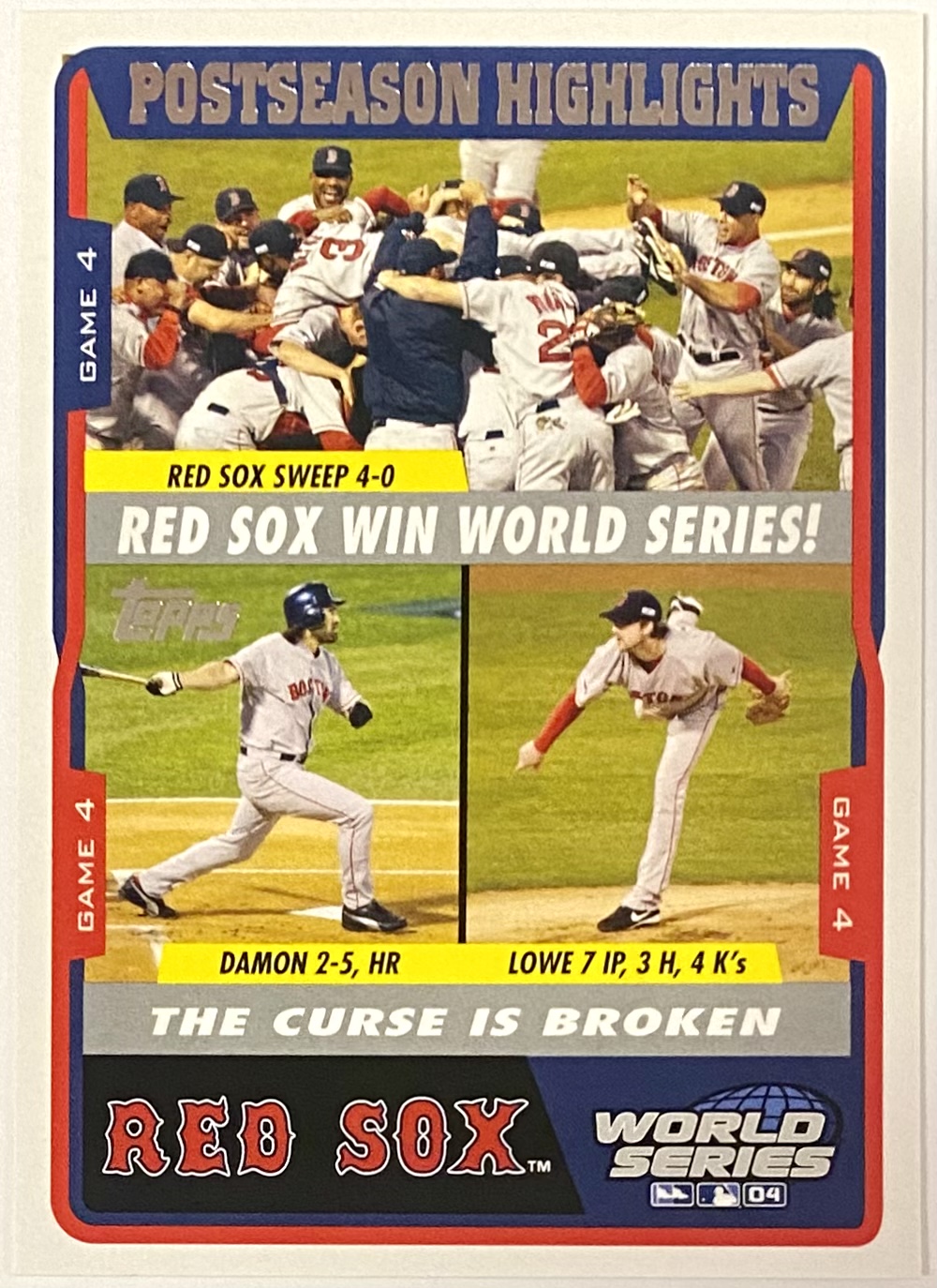 Red Sox newest World Series 2004