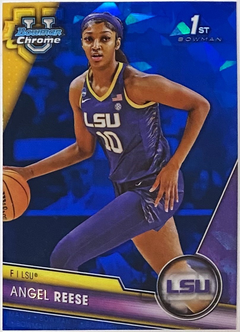 Angel Reese 2024 Bowman University Chrome LSU Tigers Basketball