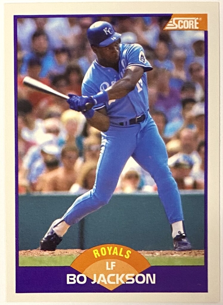 Bo Jackson 1989 Score Kansas City Royals Baseball Card – KBK Sports