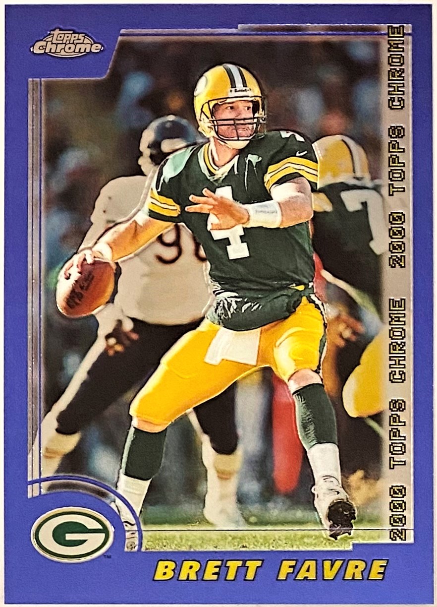 Brett Favre 2000 Topps Chrome Green Bay Packers Football Card – KBK Sports