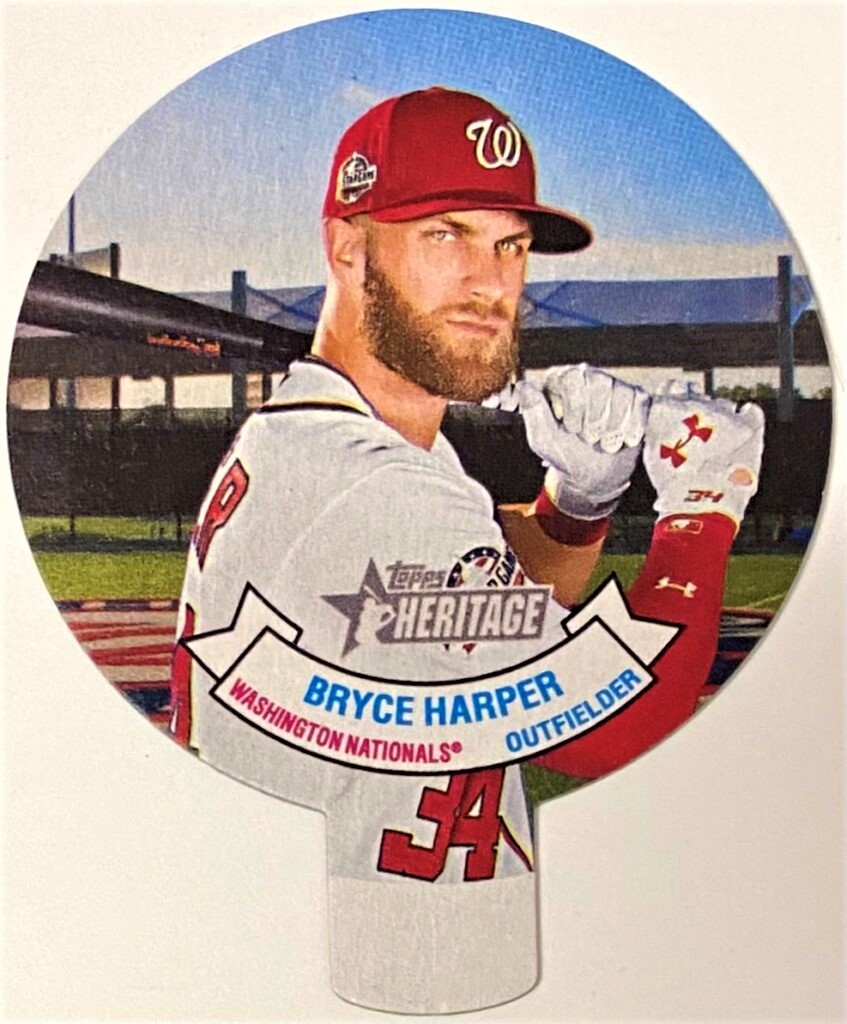 Bryce Harper 2019 Topps Heritage Washington Nationals Baseball Stars