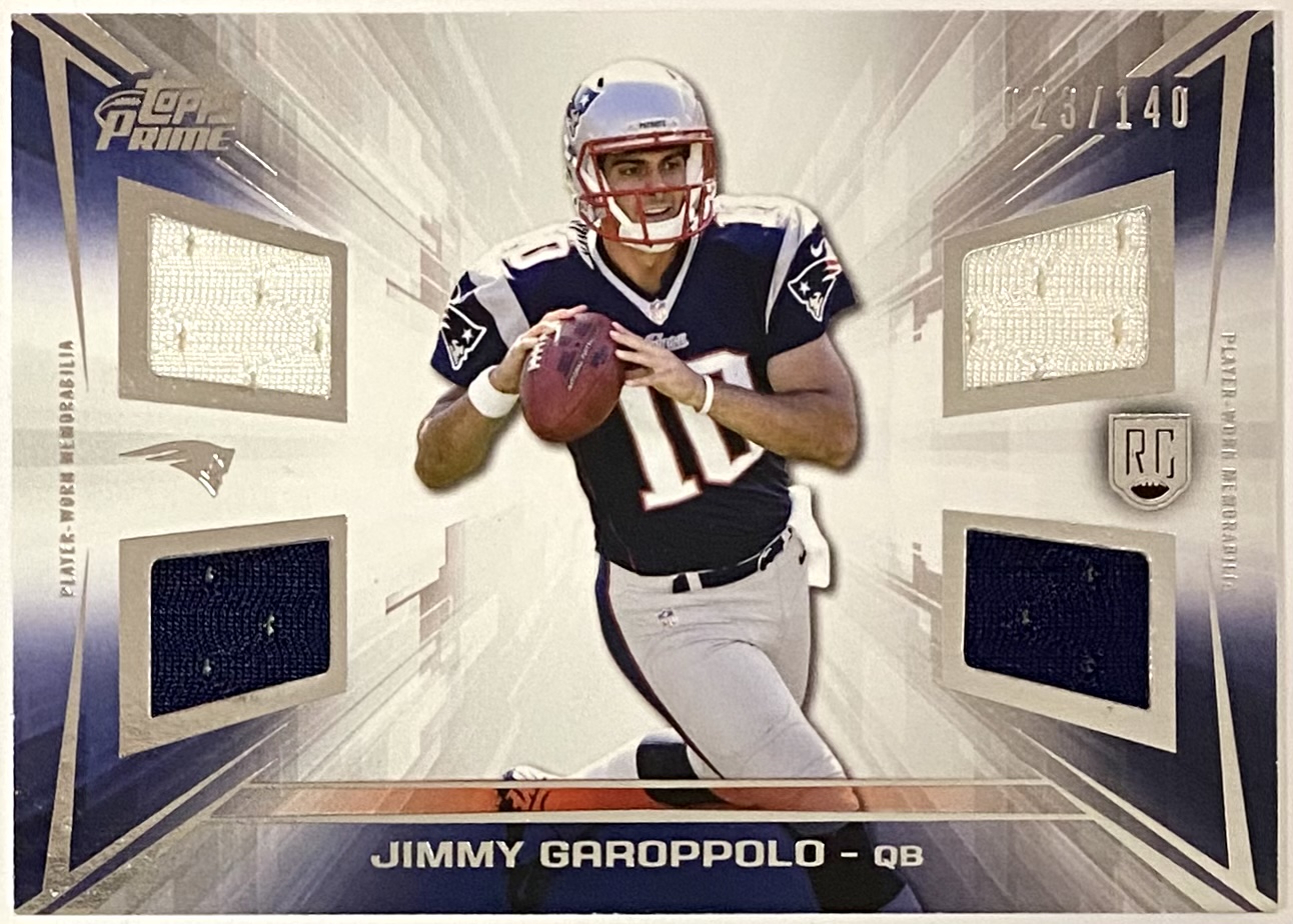 Jimmy Garoppolo 3-card Rookie RC Lot