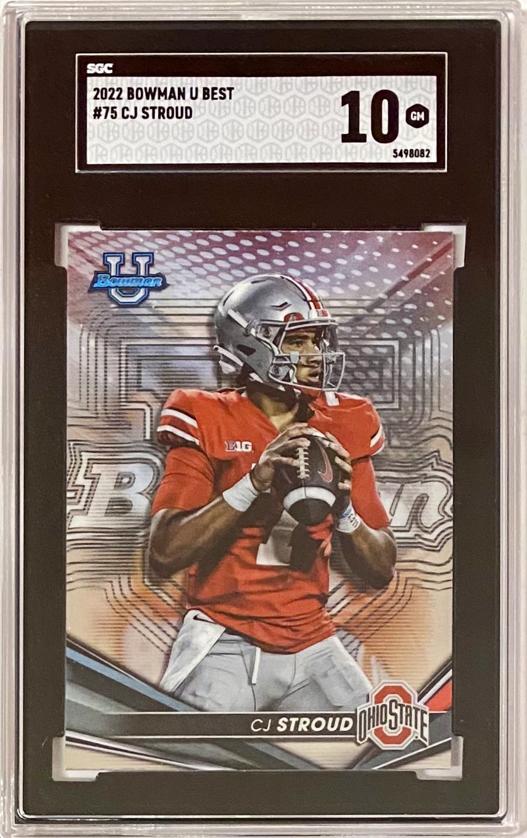 C.J. Stroud 2022 Bowman’s Best University Ohio State Buckeyes Football ...