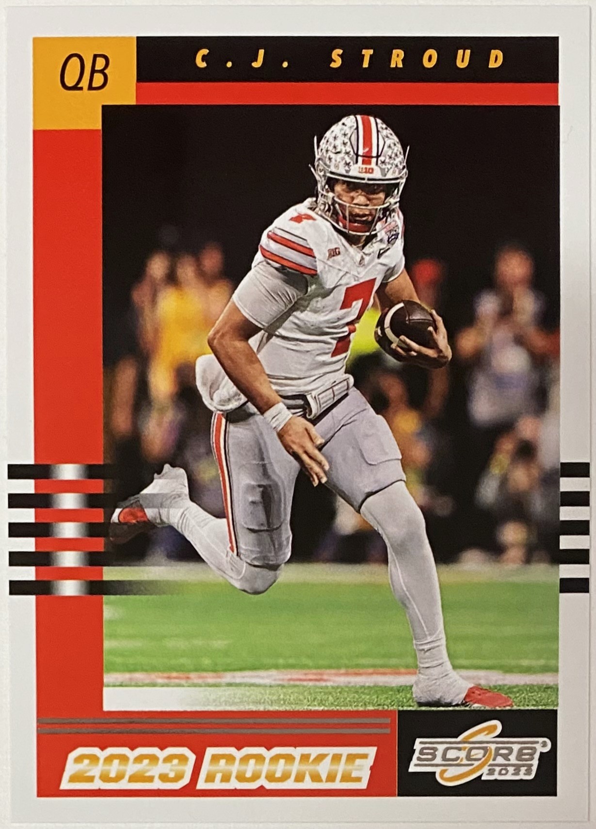 CJ Stroud 2023 Panini Score Football Ohio State Buckeyes Rookie Card ...