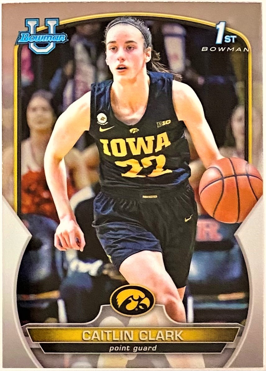 Caitlin Clark 2023 Bowman University Iowa Hawkeyes Basketball 1st