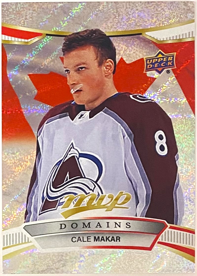 Cale Makar 202223 Upper Deck MVP Hockey Colorado Avalanche Domains